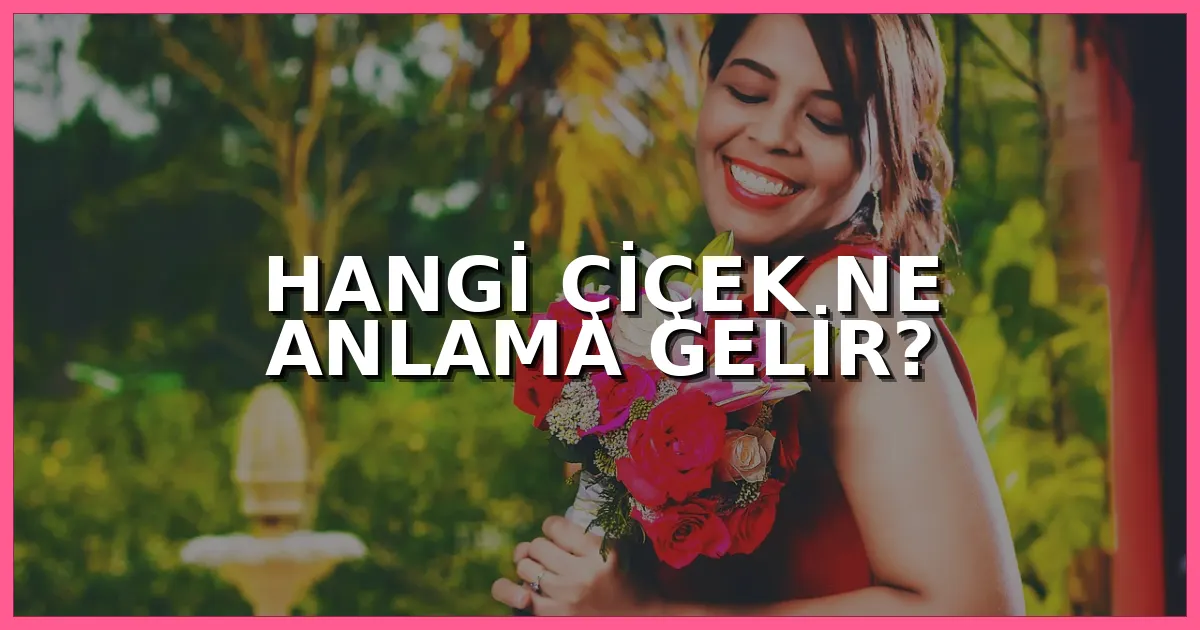 Hangi çiçek ne anlama gelir, çiçeklerin taşıdığı anlamlar ve özel günlere göre doğru çiçek seçimi
